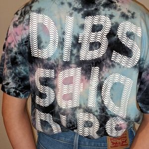 A dibs tie-dye shirt